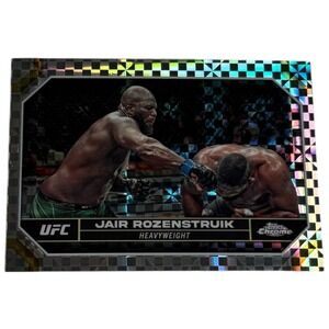 Jair Rozenstruik 2024 Topps Chrome UFC X-Fractor #87